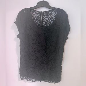 NY&Co Black Lace Blouse